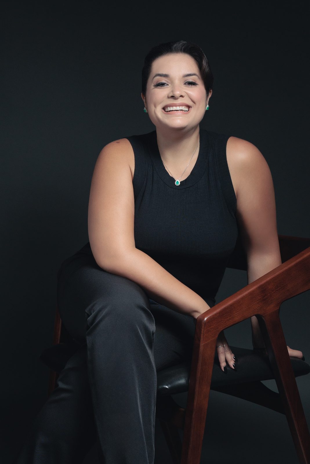 Foto da mezzo-soprano brasileira Bárbara Brasil
