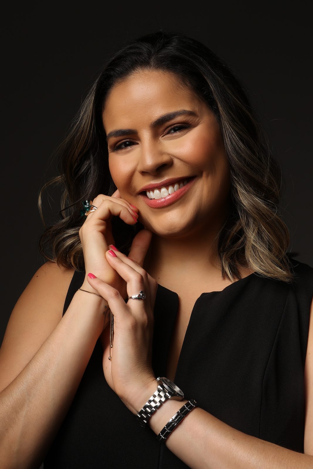 Foto da soprano brasileira Deborah Bulgarelli