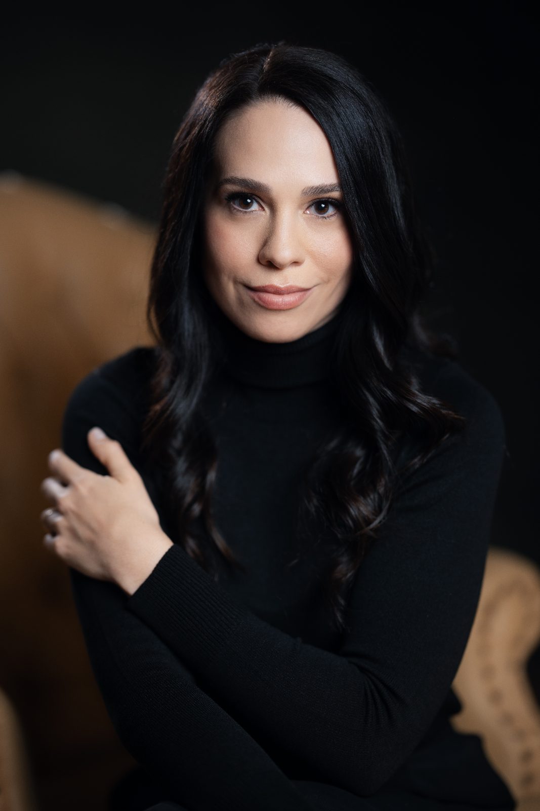 Foto da soprano brasileira Lina Mendes