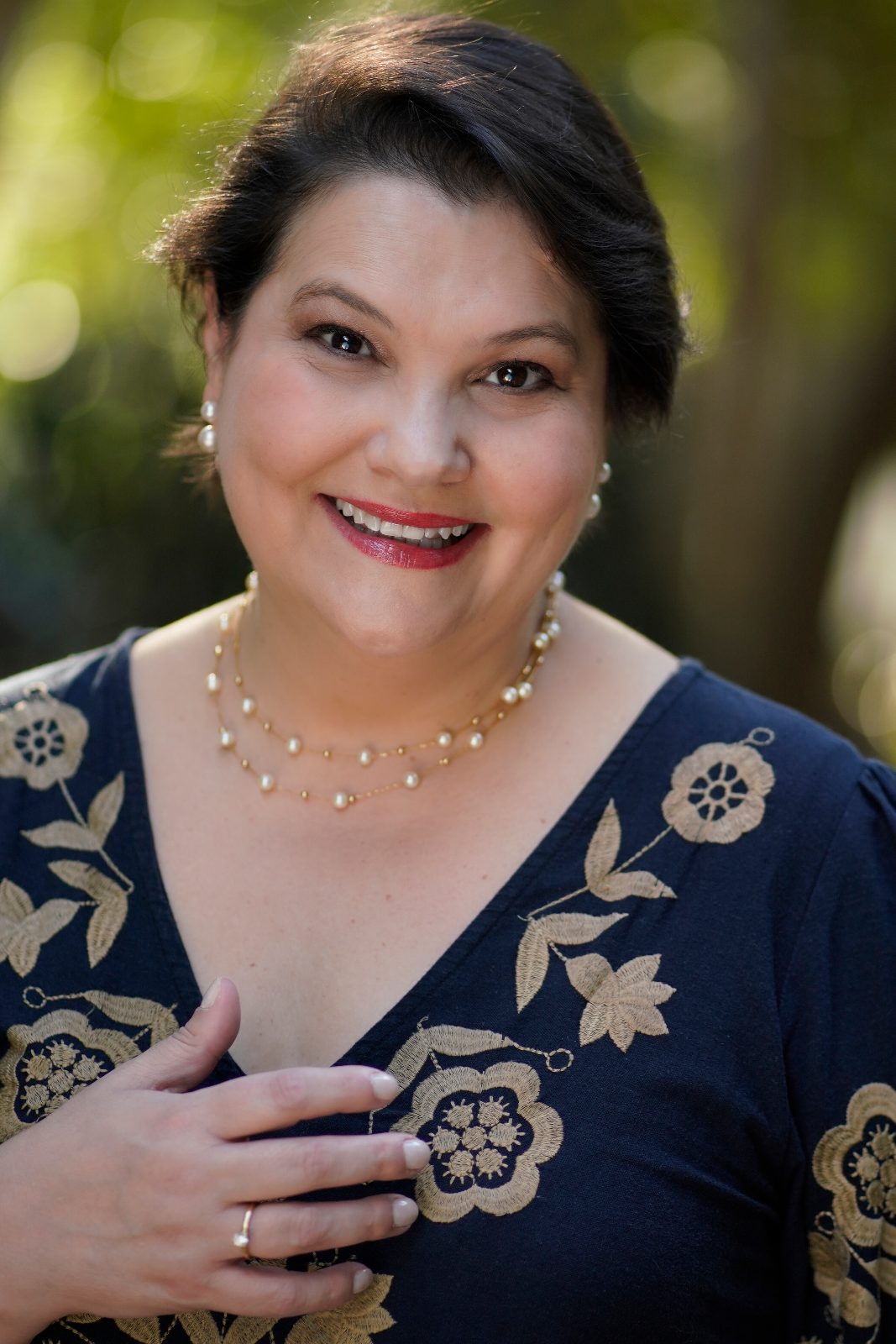 Foto da soprano brasileira Marília Vargas