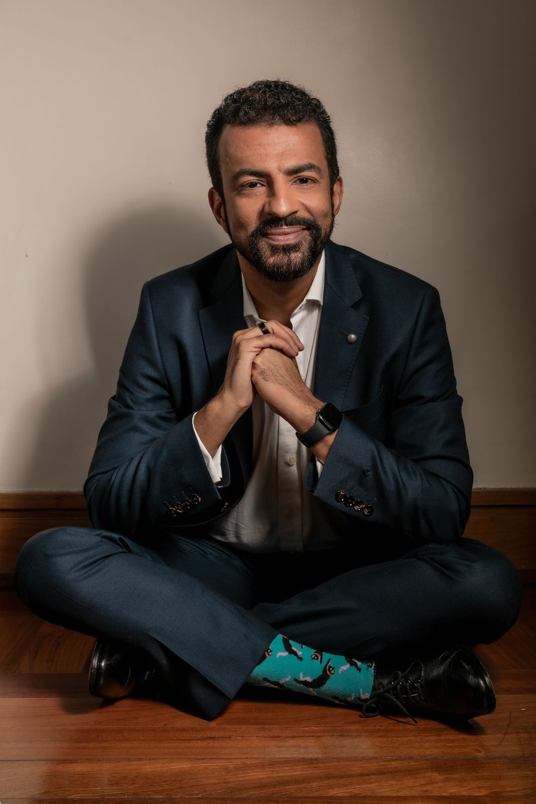 Foto do barítono brasileiro Michel de Souza